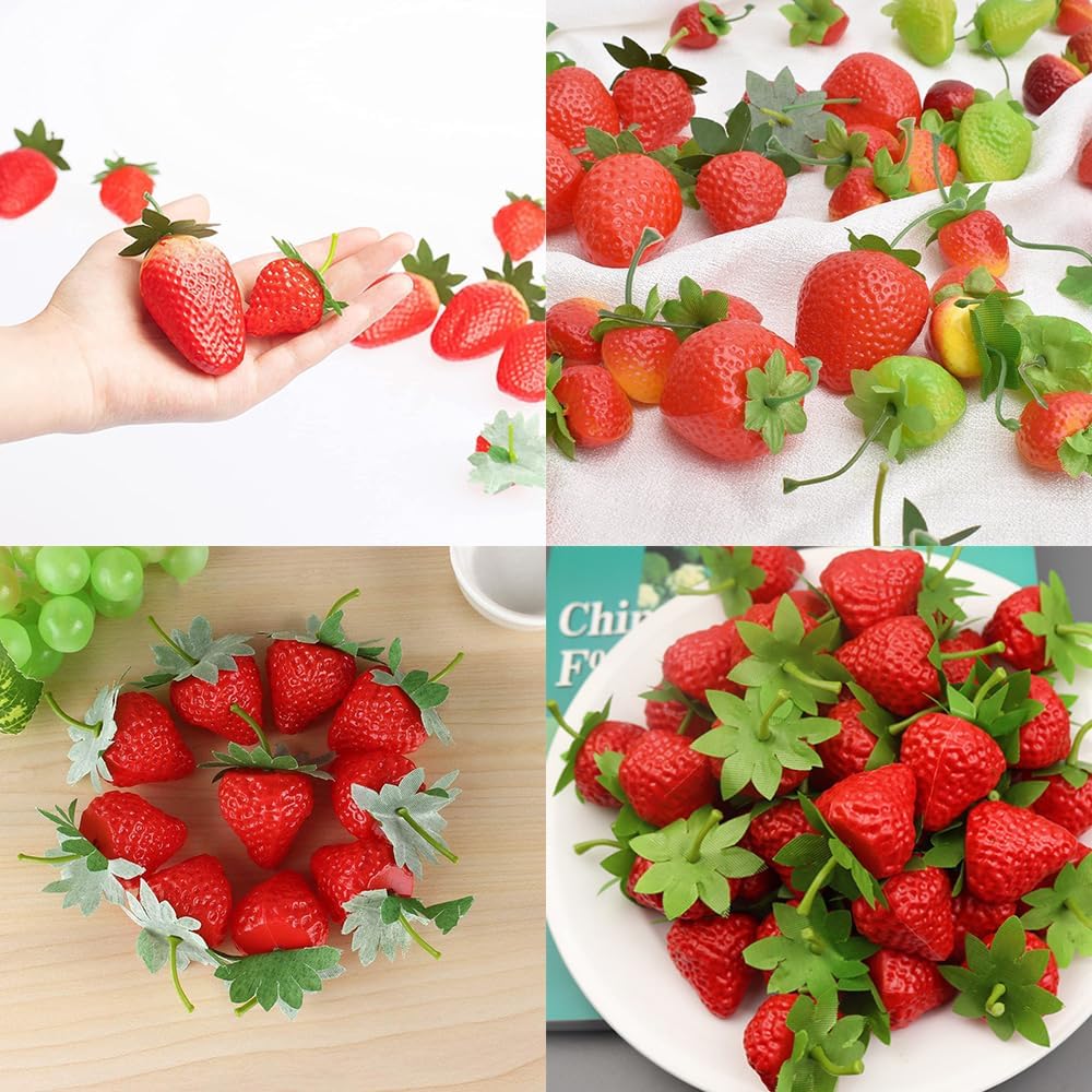 Strawberries, Set of 20, Food Samples, Life-like, For Fruit Shops, Display Etc