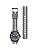 Citizen Watch R00A-002JK Cue & Cue Smile Solar Analog Wristwatch Waterproof Gray, gray, sports