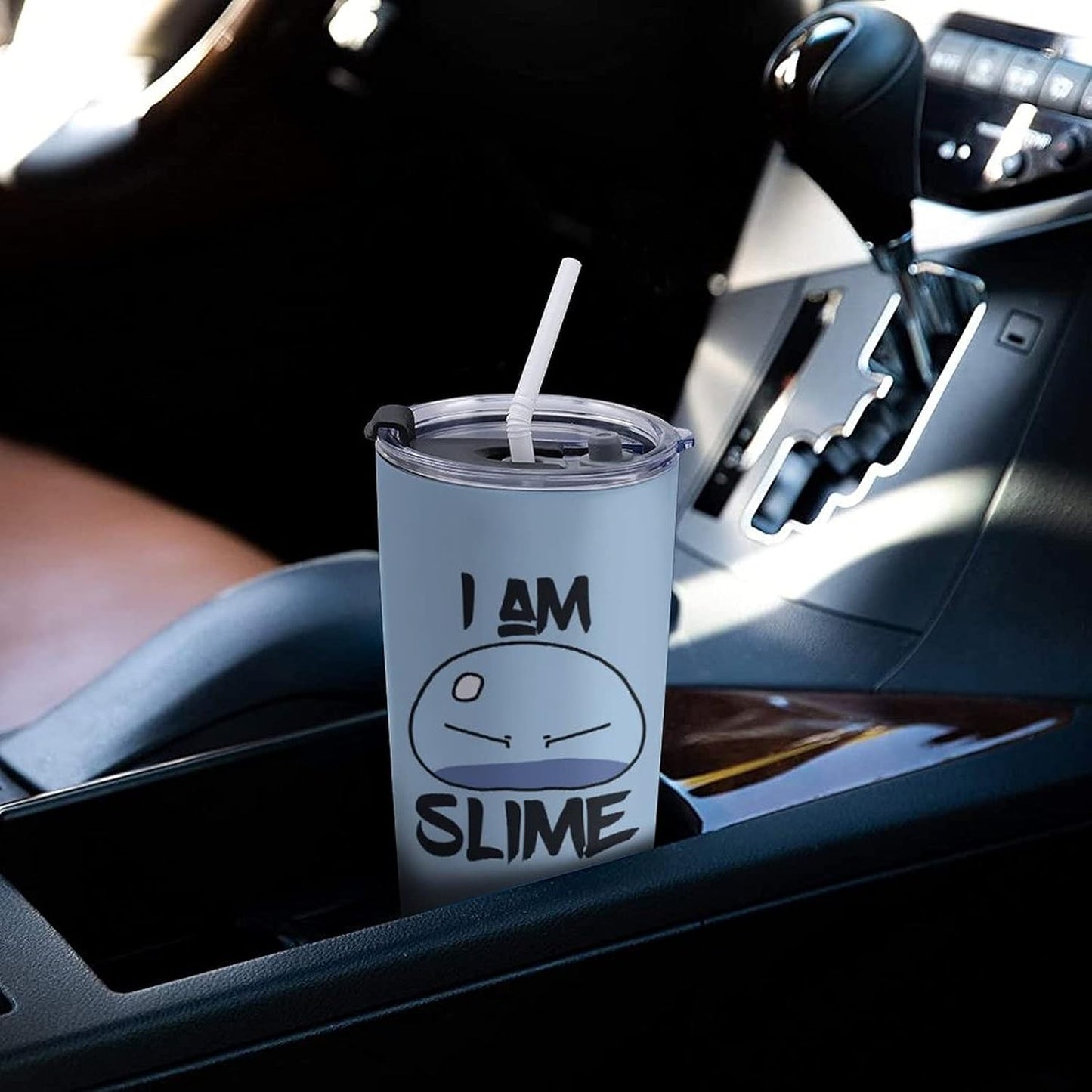 Riml Rolling Mug, Coffee Cup, Convenient Store Cup with Lid, Portable, 20.3 fl oz (600 ml), Direct Drip, Stainless Steel, Straw, Character, Goods, Cold Retention, Moiiss Water Bottle, Tumbler