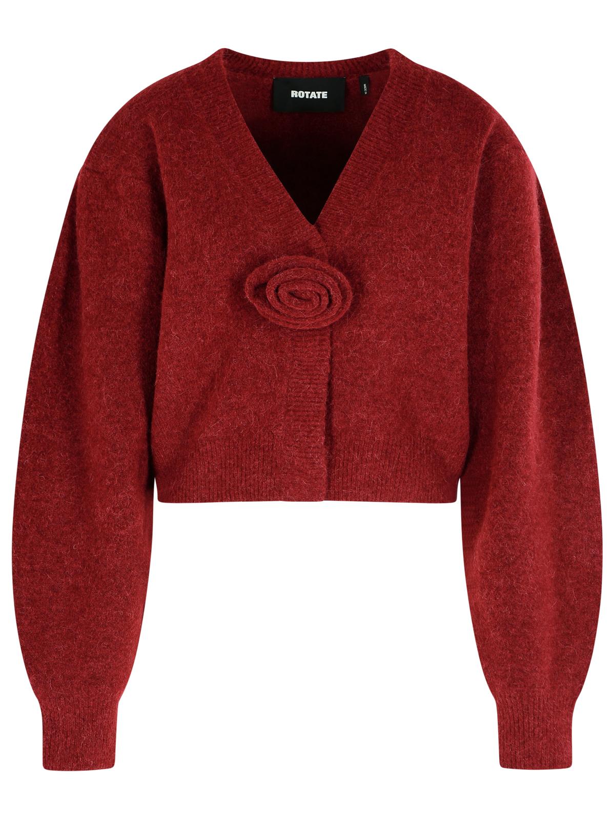 Rotate Burgundy Alpaca Blend Cardiganを回転させます - Image 5