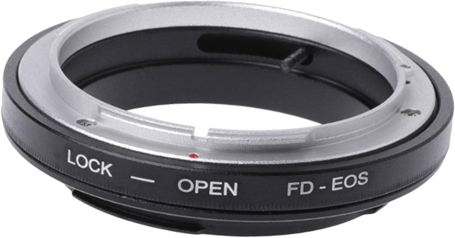 B Baosity FD-EOS Ring Adapter Lens Adapter FD Lens for EF Canon EOS Mount Camera