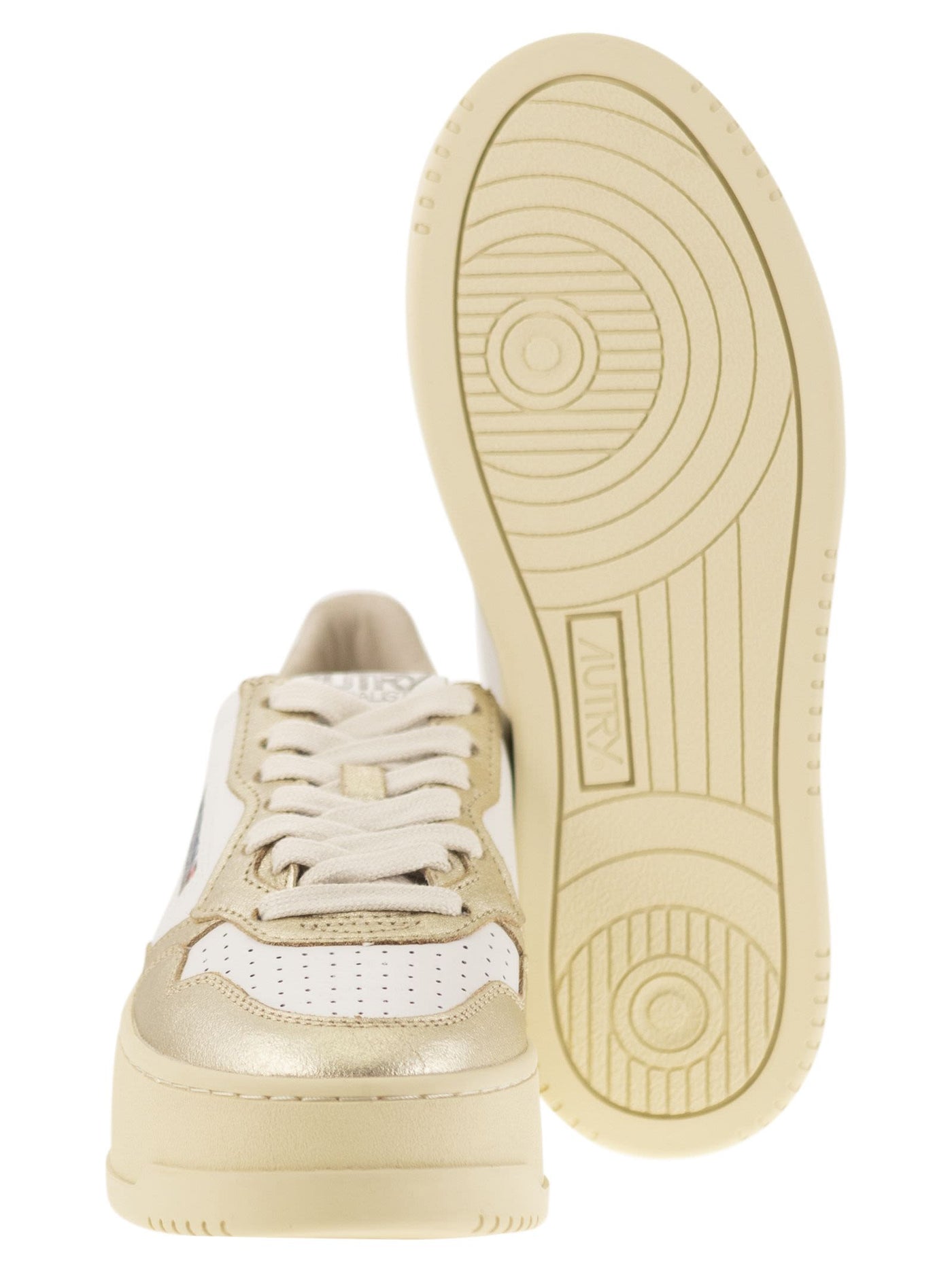 Autry Medalist Platform Leather Trainers - Image 5