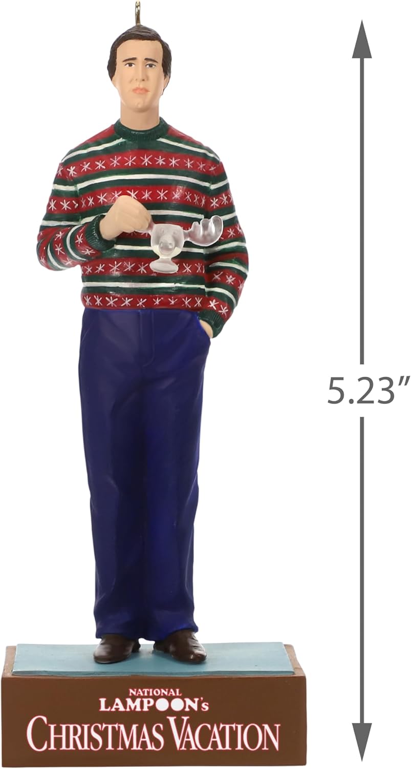 Hallmark Keepsake Adorno de Navidad, National Lampoon's Christmas Vacation Copa de Alegría de Clark Con Sonido, Regalos de Películas Navideñas