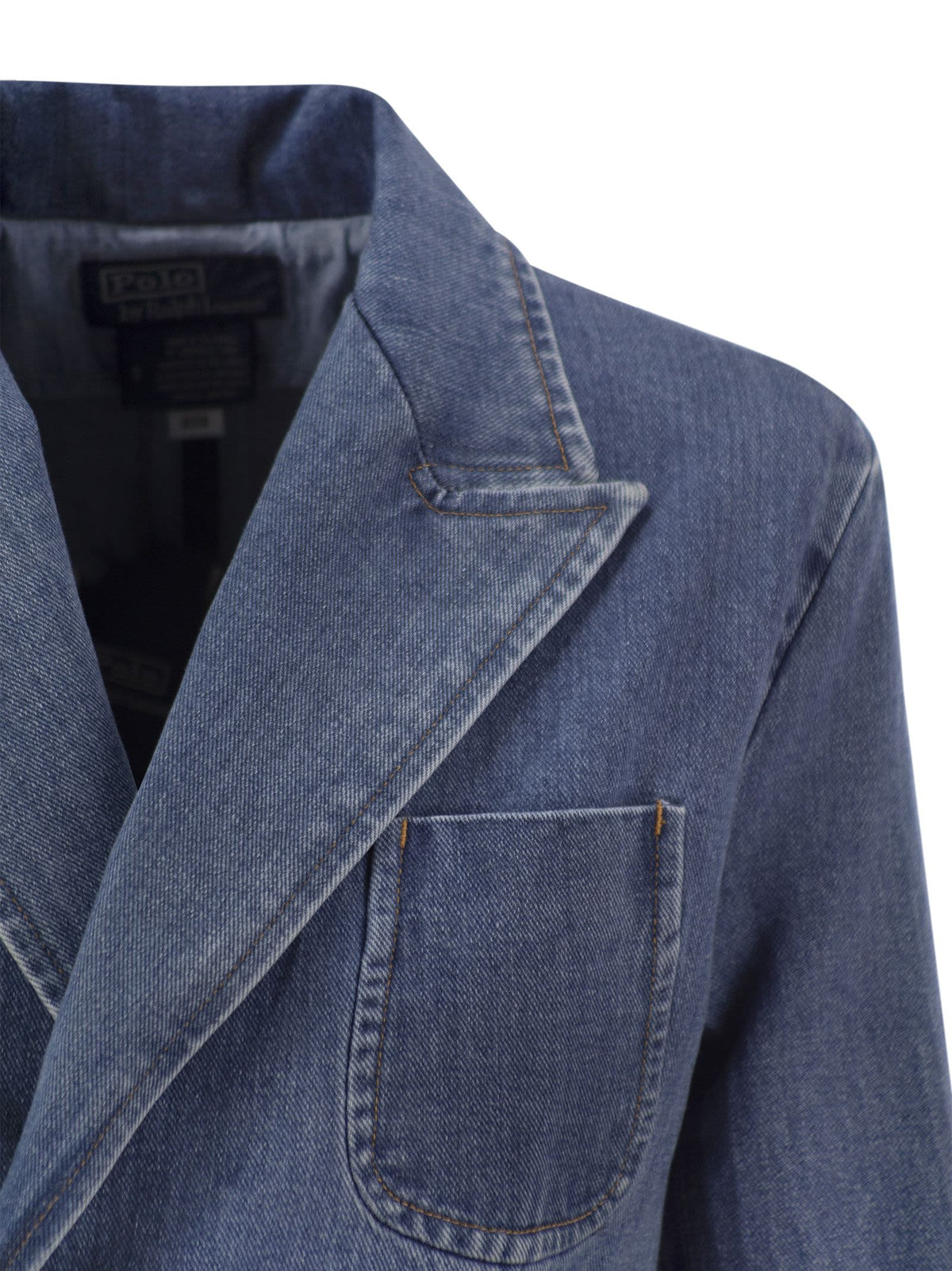Polo ポロラルフローレンダブル胸肉デニムブレザー - Image 5