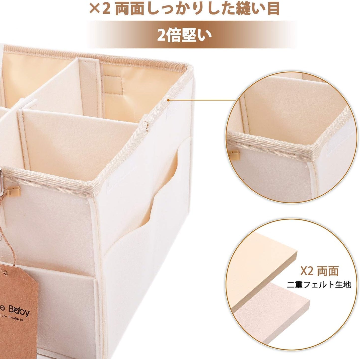 Diaper Stocker, Diaper Storage, Diaper Storage Case, Baby Supplies, Storage Bag, Multifunctional, Diaper Storage Bag, Foldable, Baby Storage Box, Car Travel Storage Bag with Lid, Baby Prep, Toys