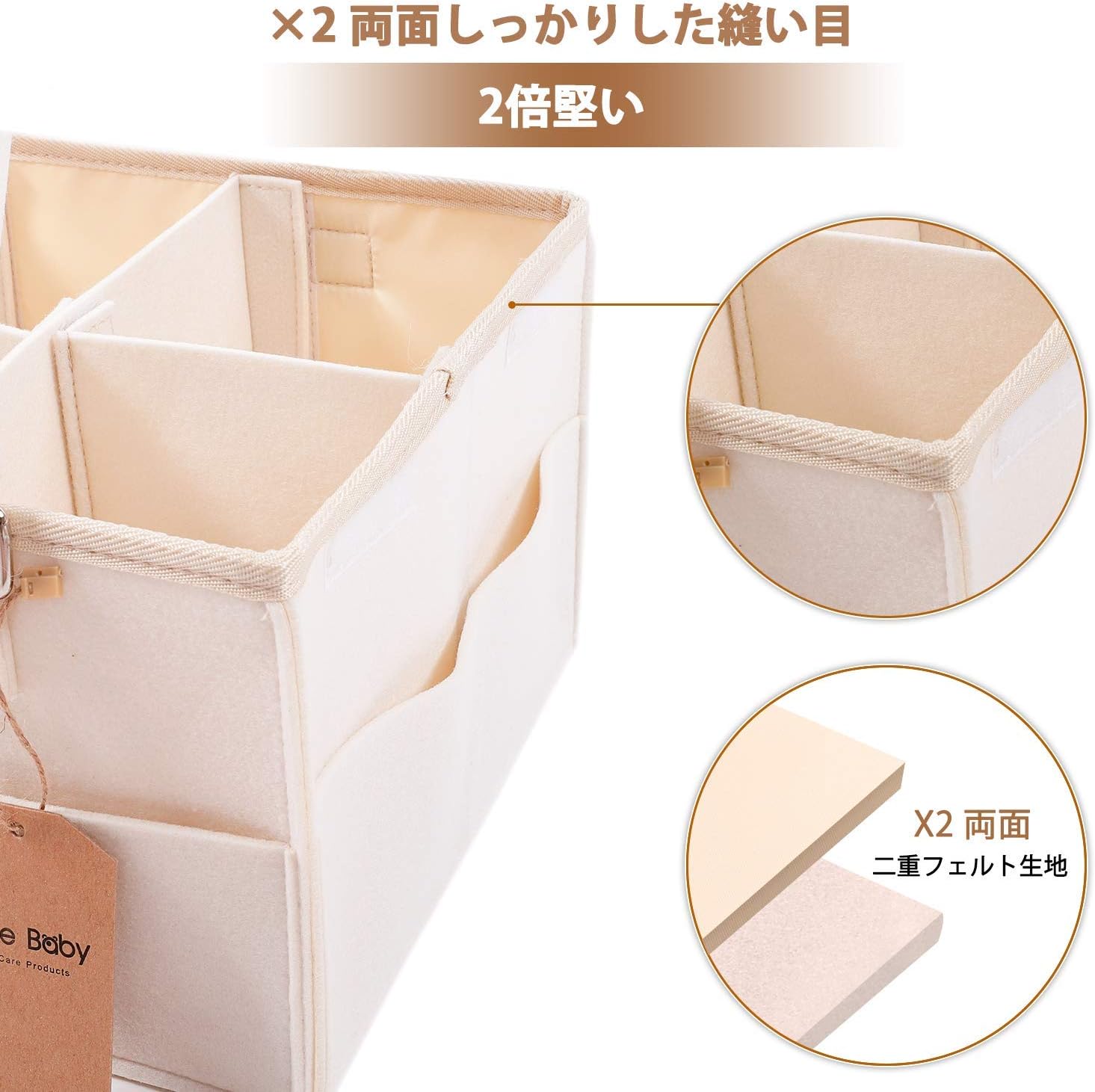 Diaper Stocker, Diaper Storage, Diaper Storage Case, Baby Supplies, Storage Bag, Multifunctional, Diaper Storage Bag, Foldable, Baby Storage Box, Car Travel Storage Bag with Lid, Baby Prep, Toys