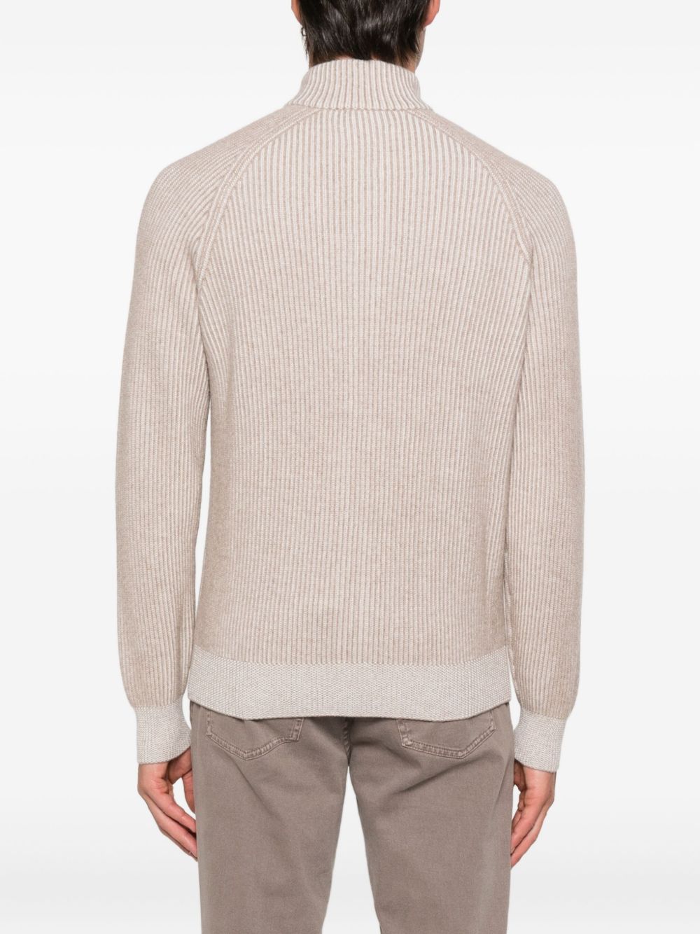 Brunello Brunello Cucinelli Cashmere Zipped Cardigan - Image 5