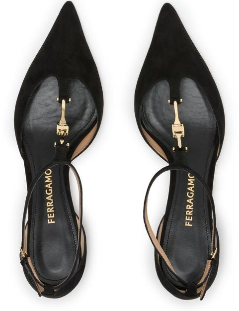 FERRAGAMO F buckle T-strap pumps - Image 5