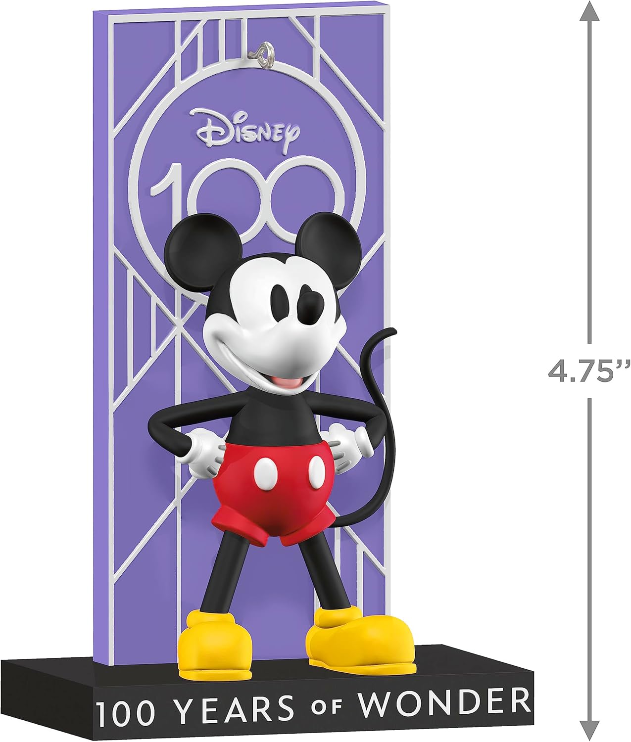 Hallmark Keepsake Adorno de Navidad 2023, Disney 100 años de Wonder Mickey Mouse, exclusivo de Amazon