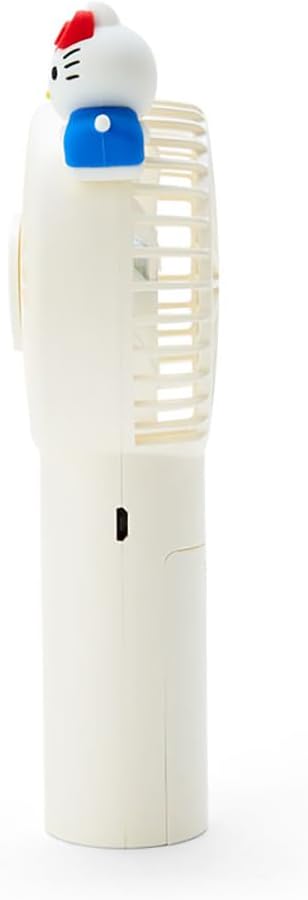 Sanrio 212091 2-Way Fan Hello Kitty, Hello Kitty, 7.1 x 3.9 x 1.6 inches (18 x 10 x 4 cm), Character