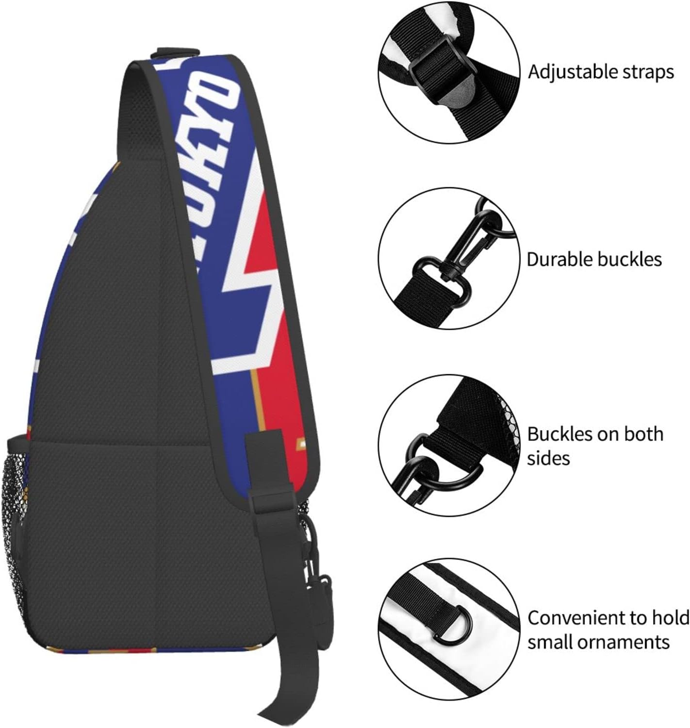 Fc Tokyo Shoulder Bag, Large Capacity, Shoulder Bag, Crossbody Bag, Mountain Climbing, Going to School, Events, Animation, Moe Goods? Multifunctional Lightweight Unisex Gift Sports Rucksack Backpack Bag