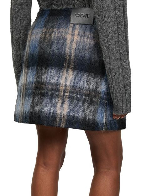 LOEWE Mohair and wool blend mini skirt - Image 5