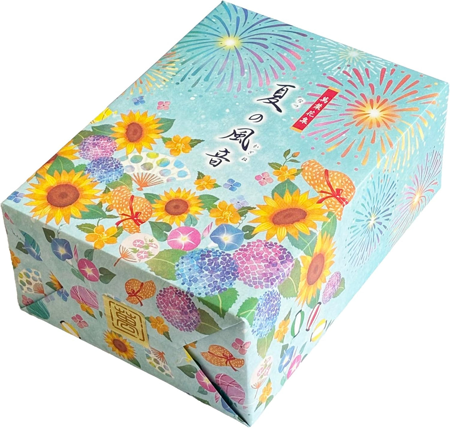 Summer Fsune Sanshu Soho Homepo Sanshu Seika Manya Collection Assorted Rice Confectionery Senkei Greeting Greeting Greeting Souvenir Gift Individually Wrapped (Summer Approx. 50 Sheets) | 個包装 包装済 手土産 お中元 贈答 贈り物 夏ギフト