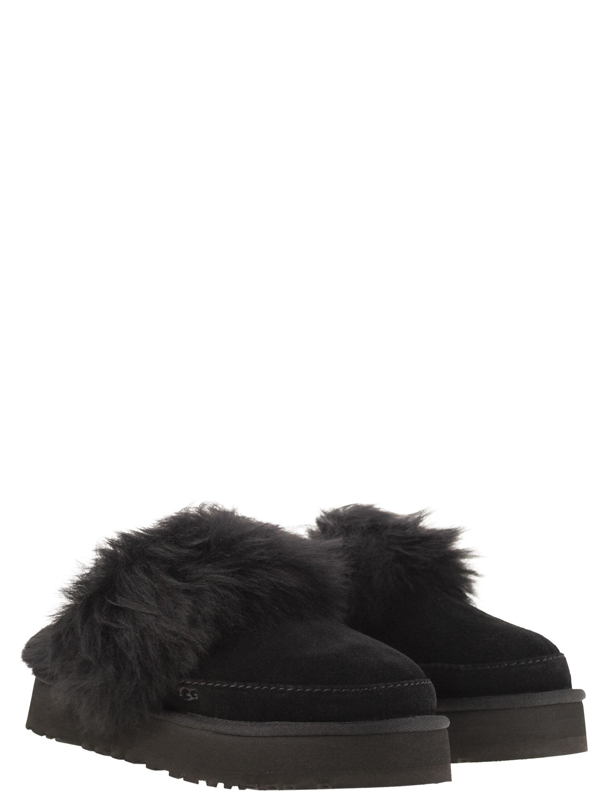 Ugg Ugg ディスケット シャレー スリッパ ファーとプラットフォーム付き - Image 5