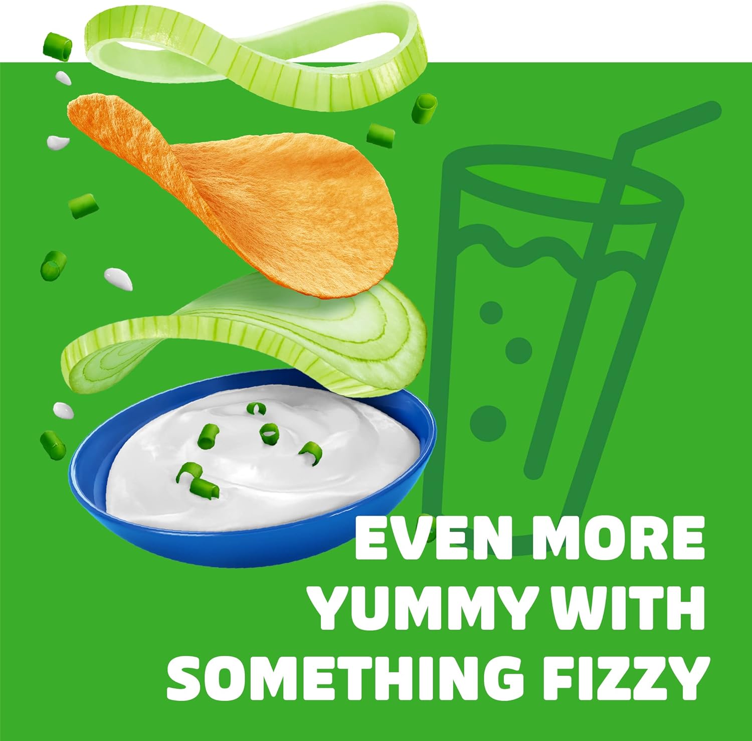Kellogg’s Pringles Sour Cream & Onion Medium Can, 3.7 oz (105 g)