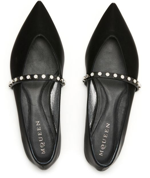MCQUEEN Leather ballerinas - Image 5