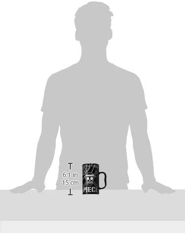 金正陶器(Kaneshotouki) アニメ 「 ワンピース(ONE PEICE) 」 海賊旗 撥水 ジョッキ 600ml ブラック 122197