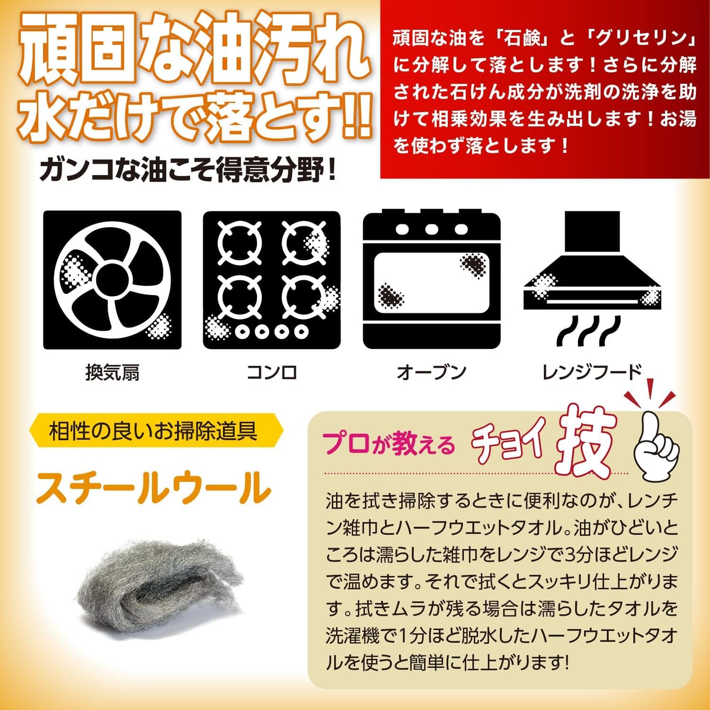 [Aburashiman’s Trial 11.8 fl oz (350 ml)] Gishishikan Soul Series Breaks down oil stains into soap and glycerin and removes oil. The saponification action makes the oil smooth so you can rinse and