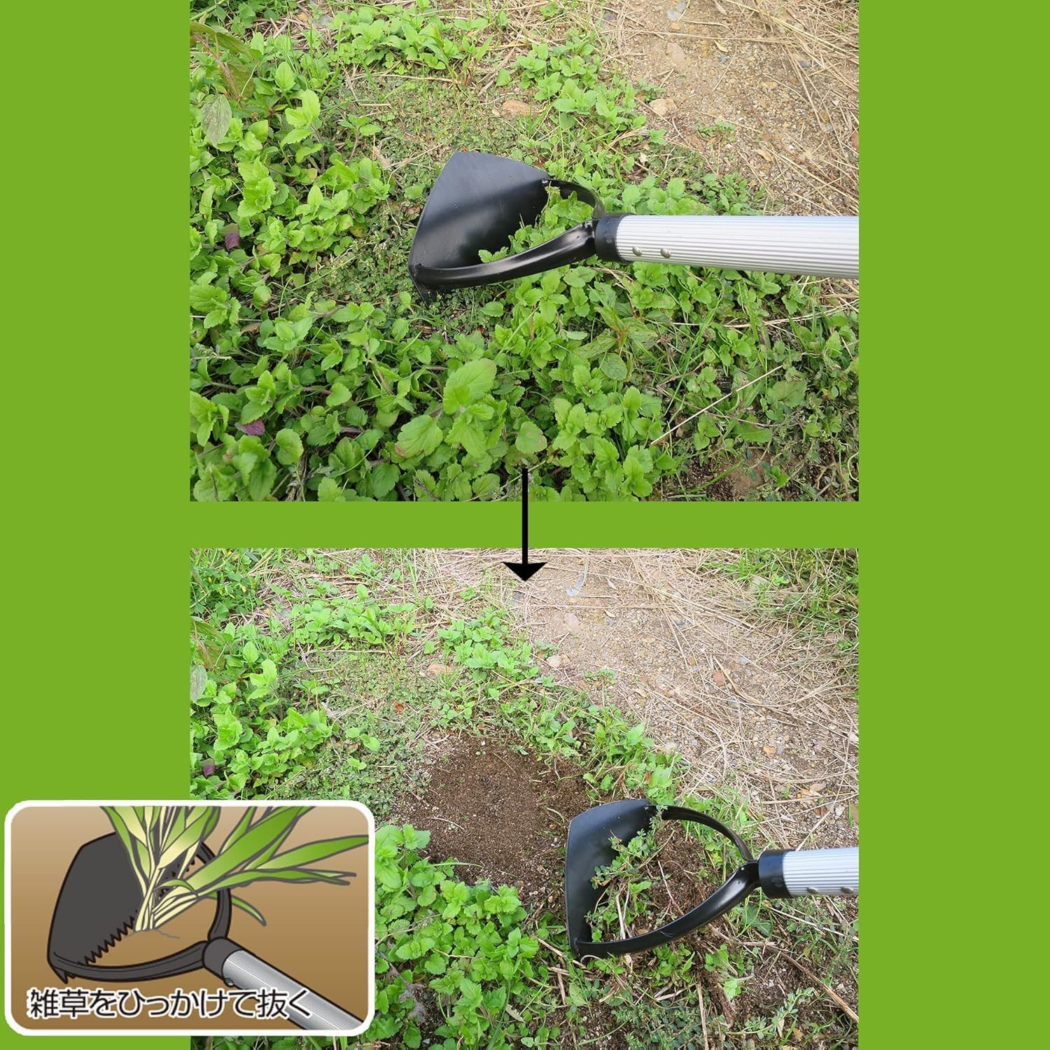 Daishin Telescopic Weed Shaver 1st Type Grass Shaver Stand-Up Weeding Supplies Weed Disposal Grass Cutting Grass Pulling Garden Gardening Home Park Gardening Tools Weed Shaver Compact Lightweight