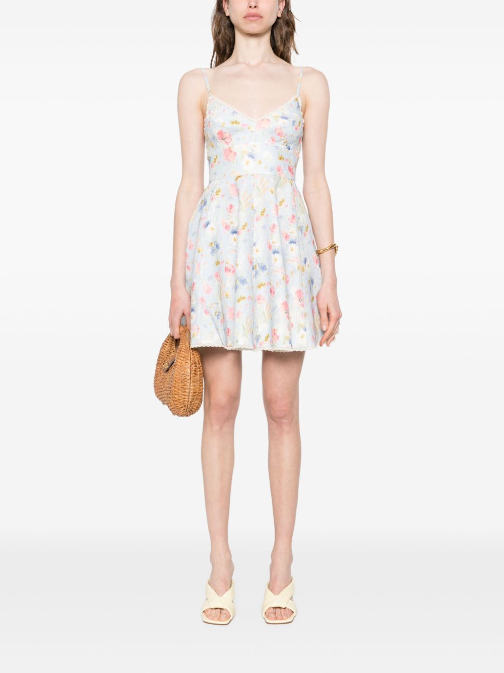 Zimmermann Zimmermann Lucky Linen Mini Dress - Image 5
