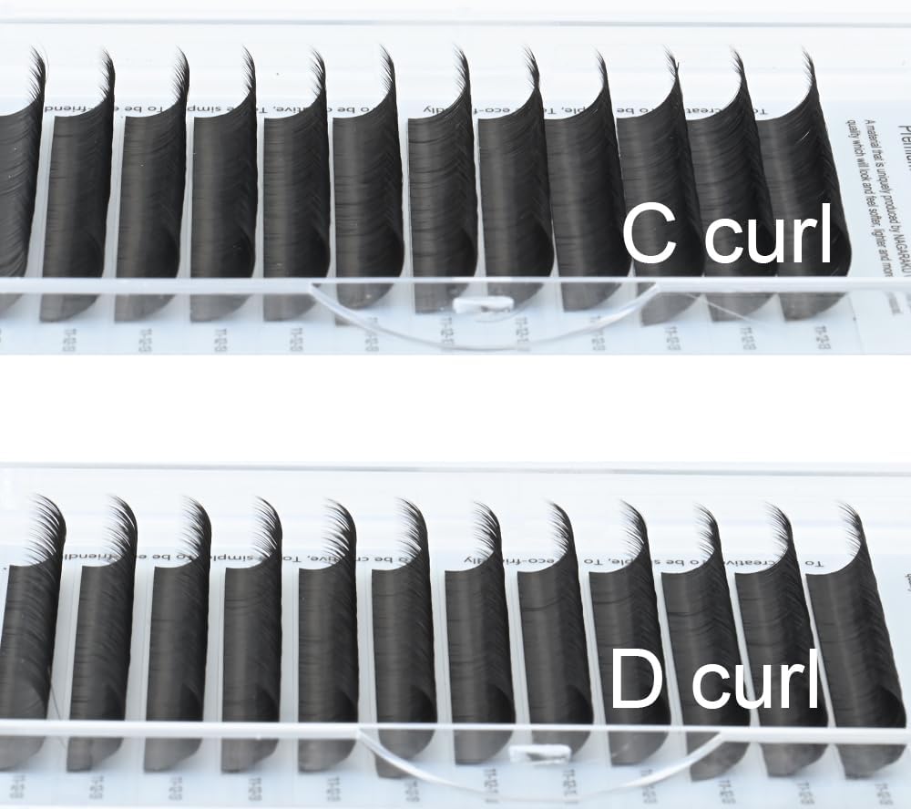 NAGARAKU 3D-6D Volume Eyelash Extensions 0.05mm D Curl 9-10-11mm Mixed Length Camellia Pandora Light and Long Lasting Eyelash