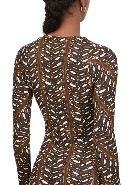 FERRAGAMO Jersey viscose long dress - Image 5