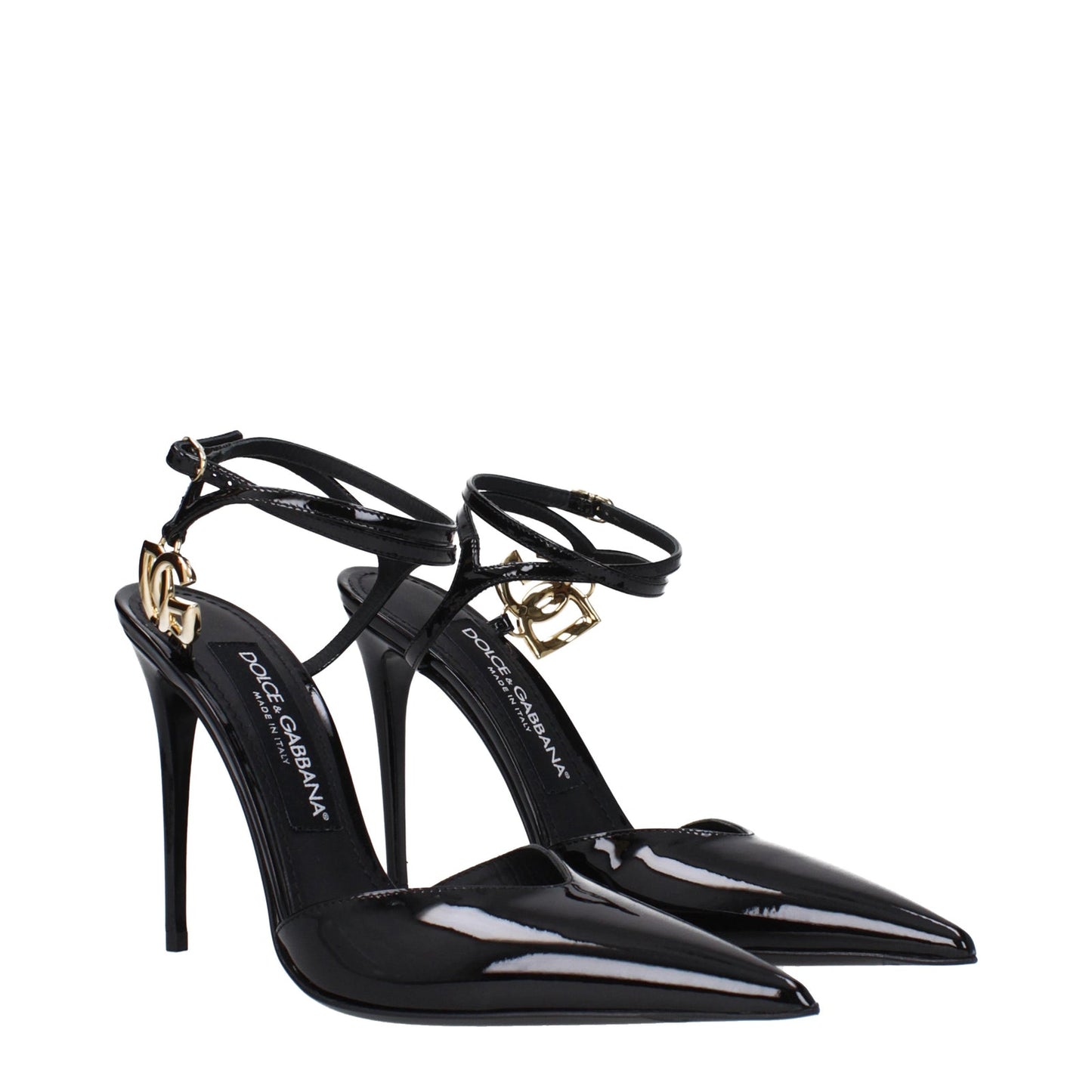 Dolce  Gabbana ドルチェ＆ガッバーナサンダルの女性は黒を塗ります - Image 5