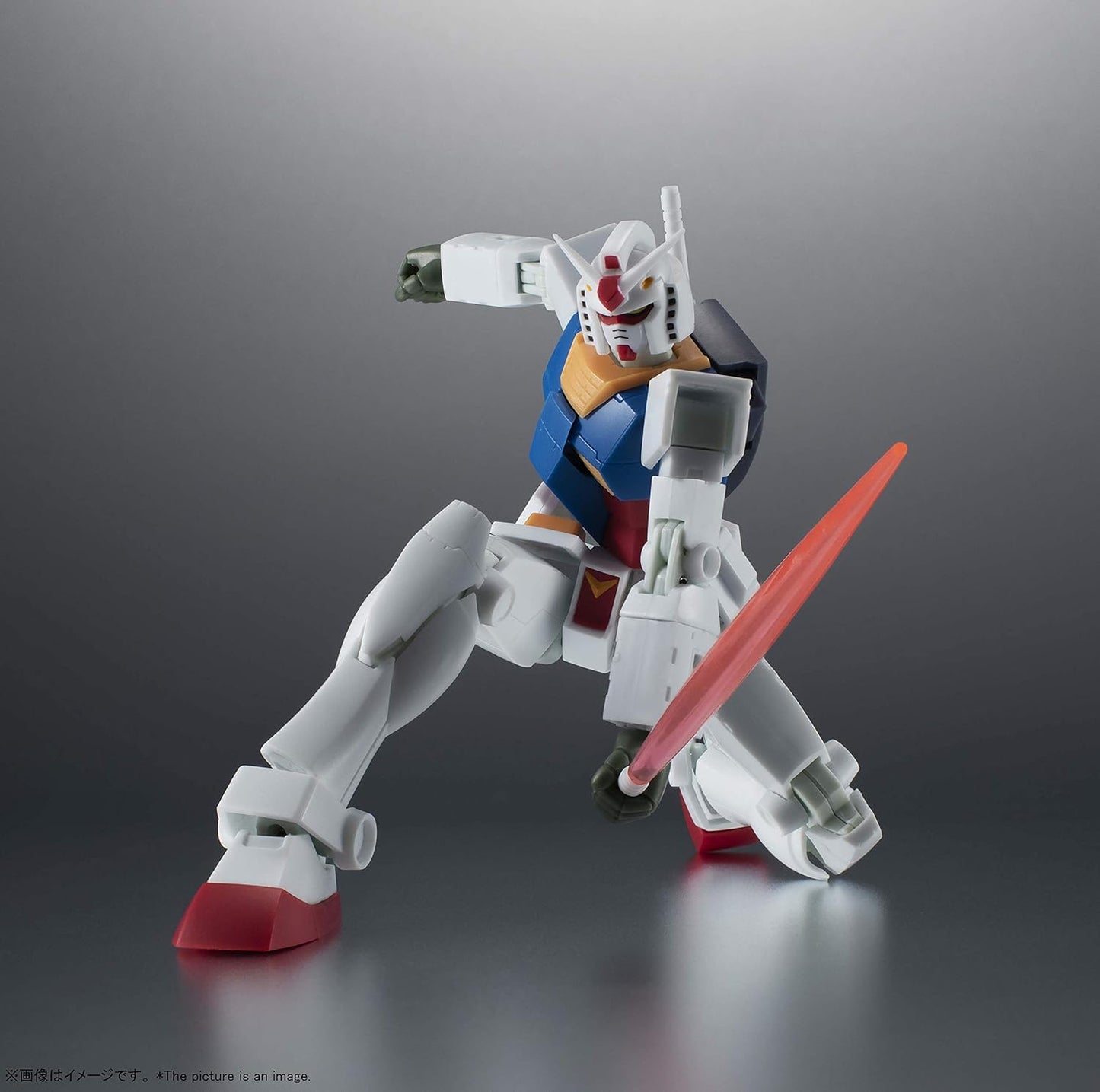 Robot Spirits Mobile Suit Gundam Side MS RX-78-2 Gundam Version A.N.I.M.E. Best Selection, Approx. 4.9 inches (125 mm), ABS & PVC Pre-painted Action Figure