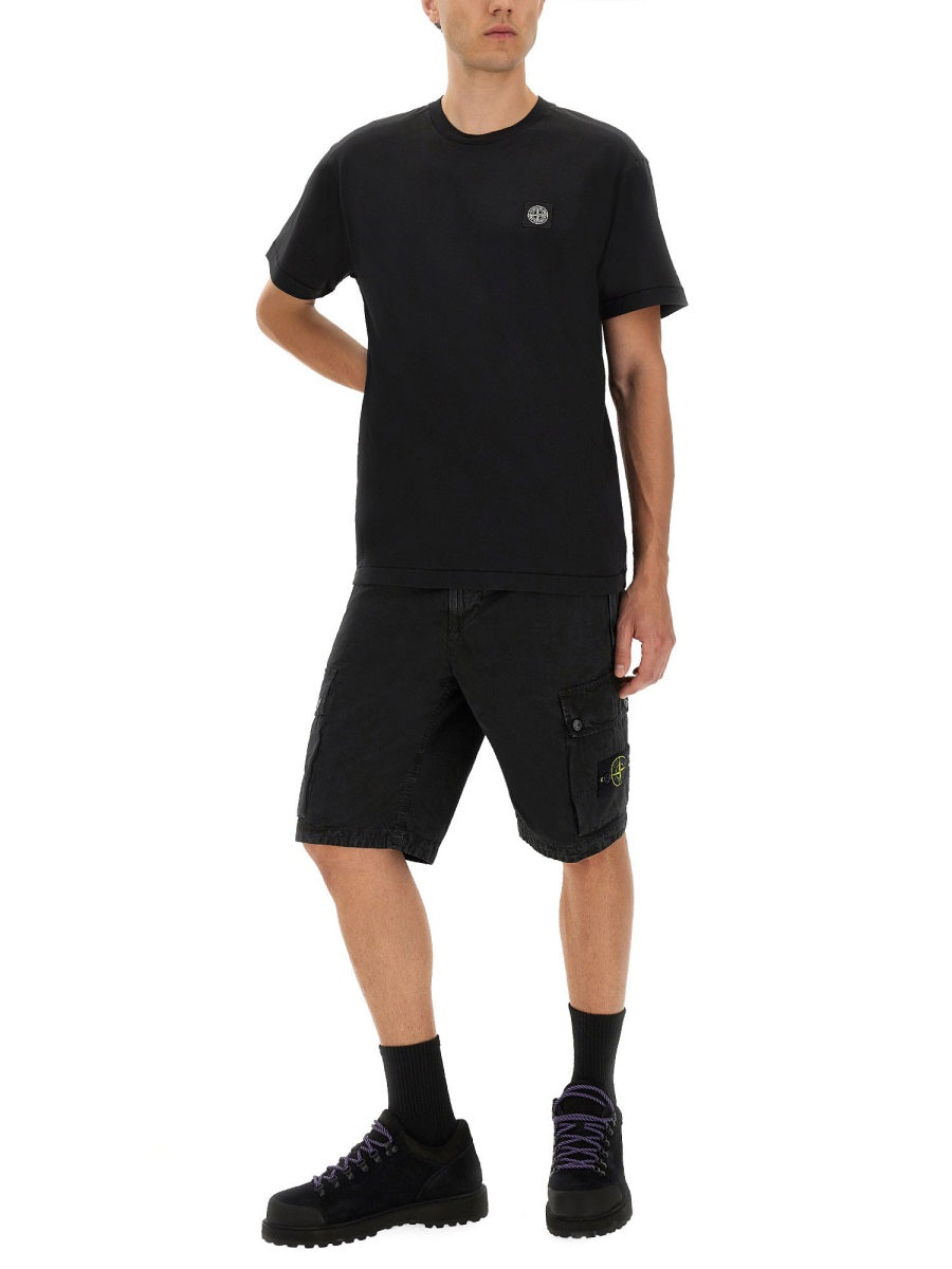Stone Stone Island Slim Fit T Shirt - Image 5