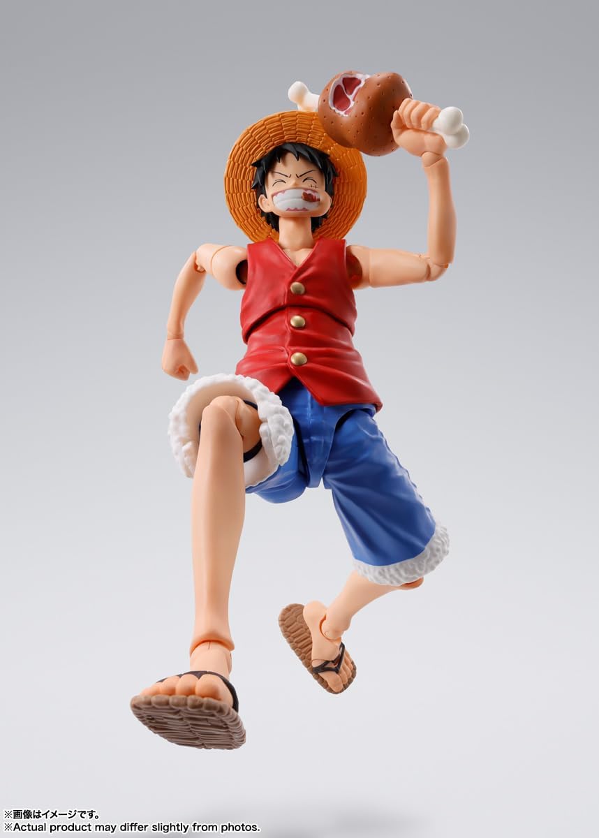 S.H. Figuarts ONE PIECE Monkey D. Luffy - Dawn of Adventure - Approx. 5.7 inches (145 mm), ABS & PVC Pre-painted Action Figure