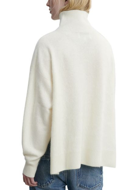 BOMPARD Oversized high-neck brushed cashmere sweater - Image 5