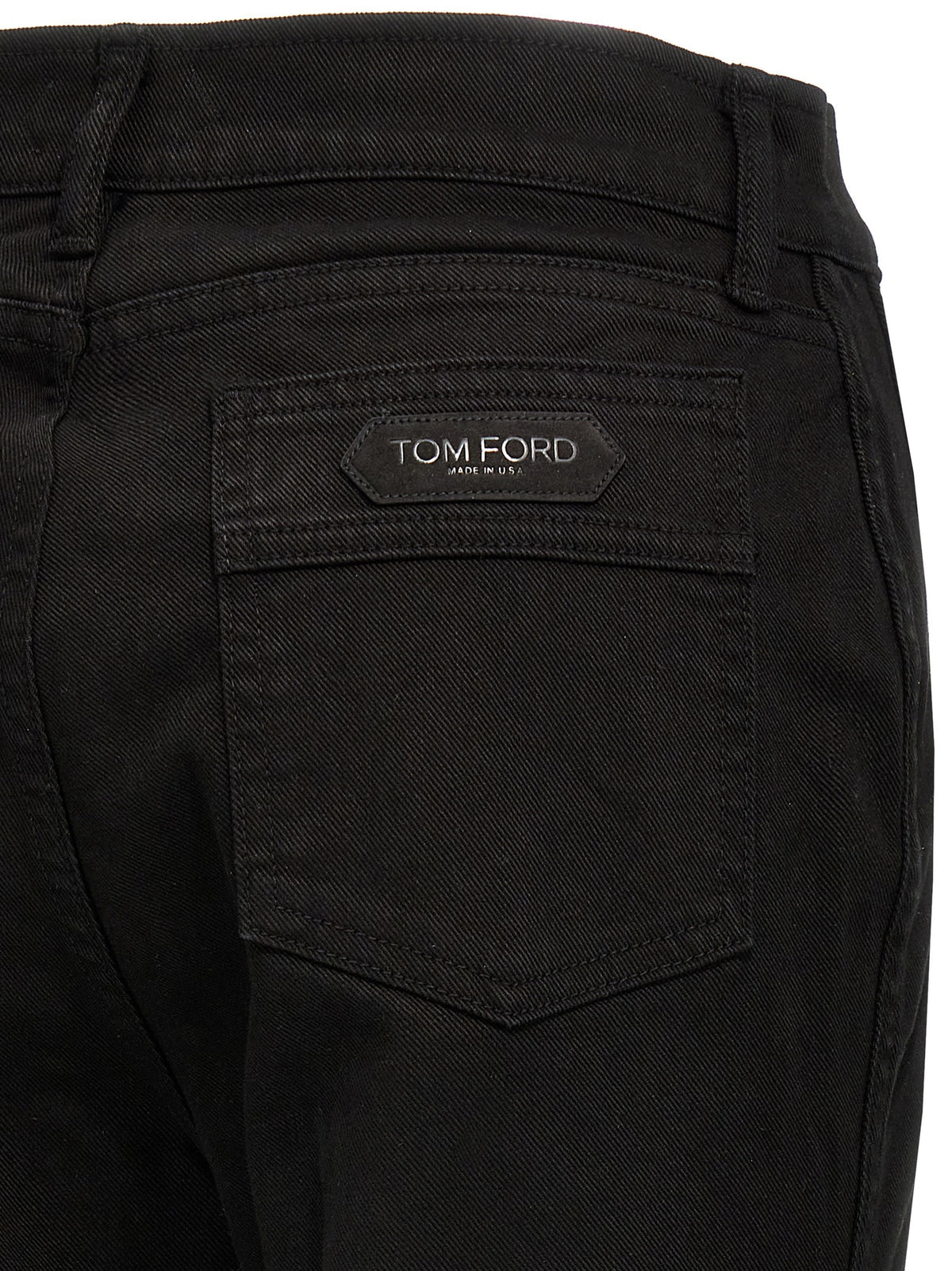 Tom Tom Ford 'Stretch Twill Denim Wide Flare'ジーンズ - Image 5