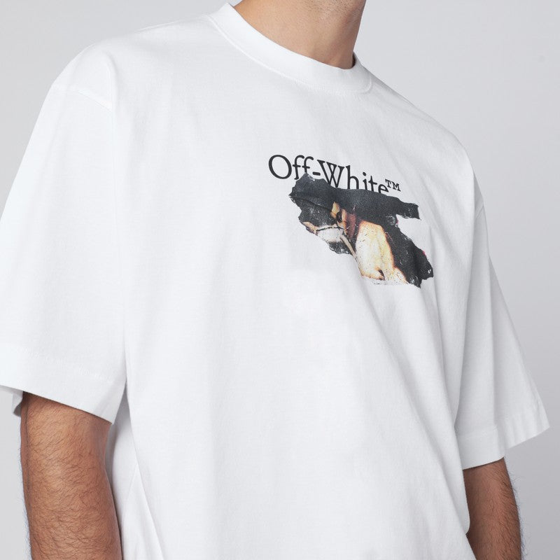 Off Off White™ White Paint Arrow Skate Logo T Shirt - Image 5