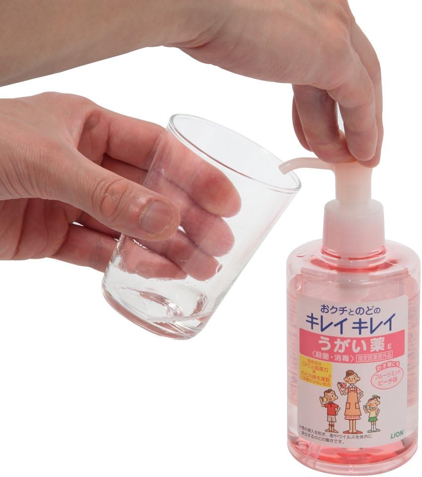 【Quasi-drug】Kirei Kirei Mouthwash Fruit Mint Peach Flavor 6.8 fl oz (200ml)