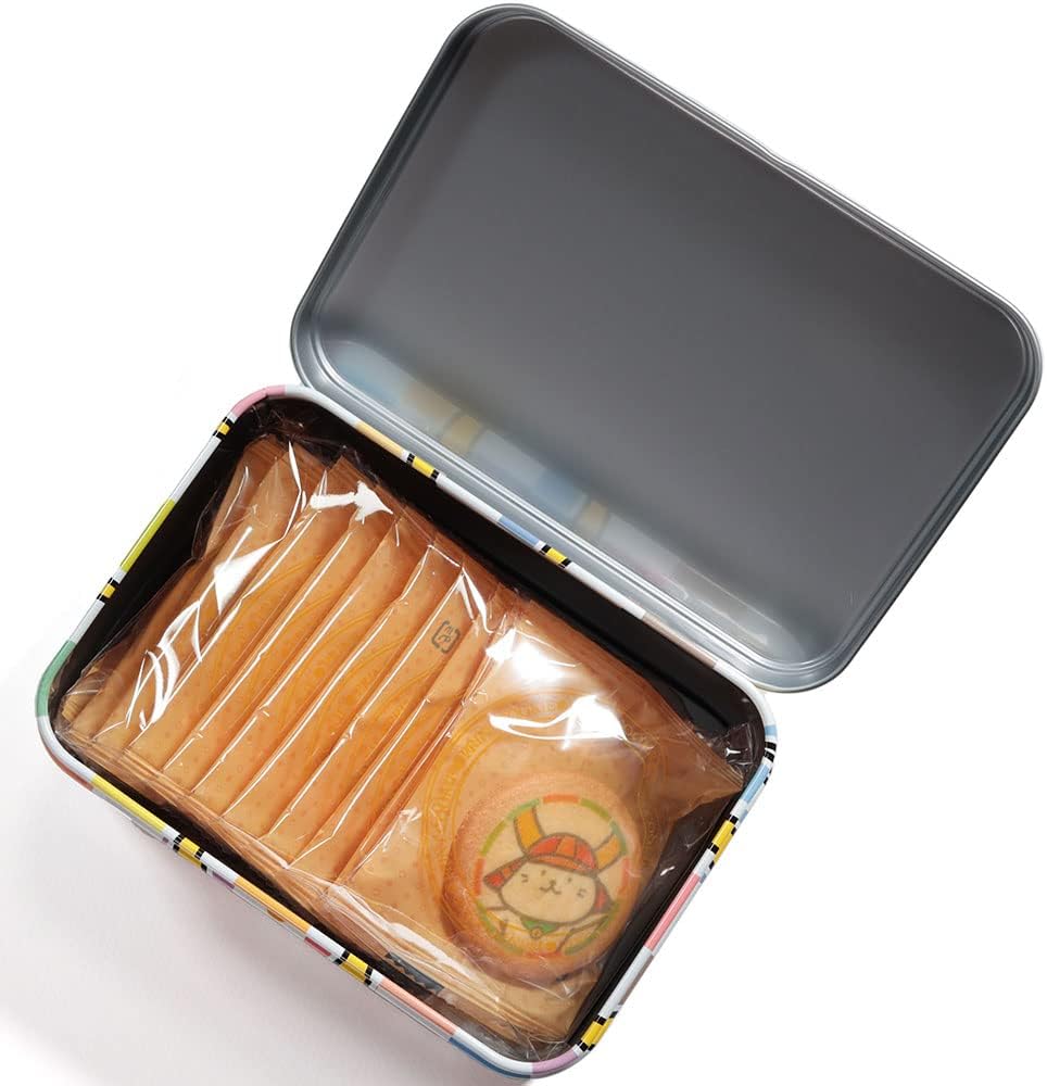 Nagatoya Nagatoya Hikonya Print Cookie Tin 12 pieces