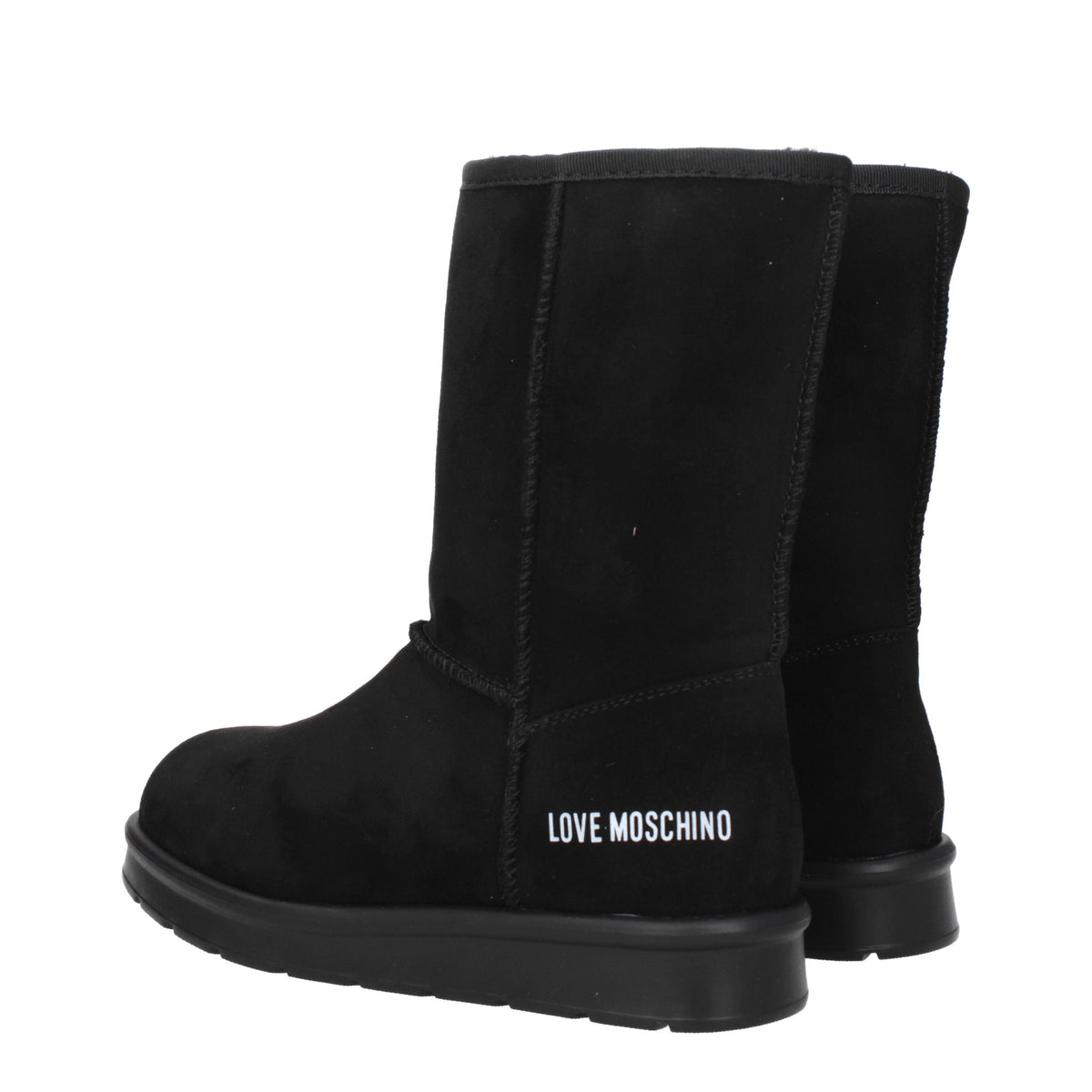 Moschino モスキーノブーツの女性がブラックスエードを愛する - Image 5