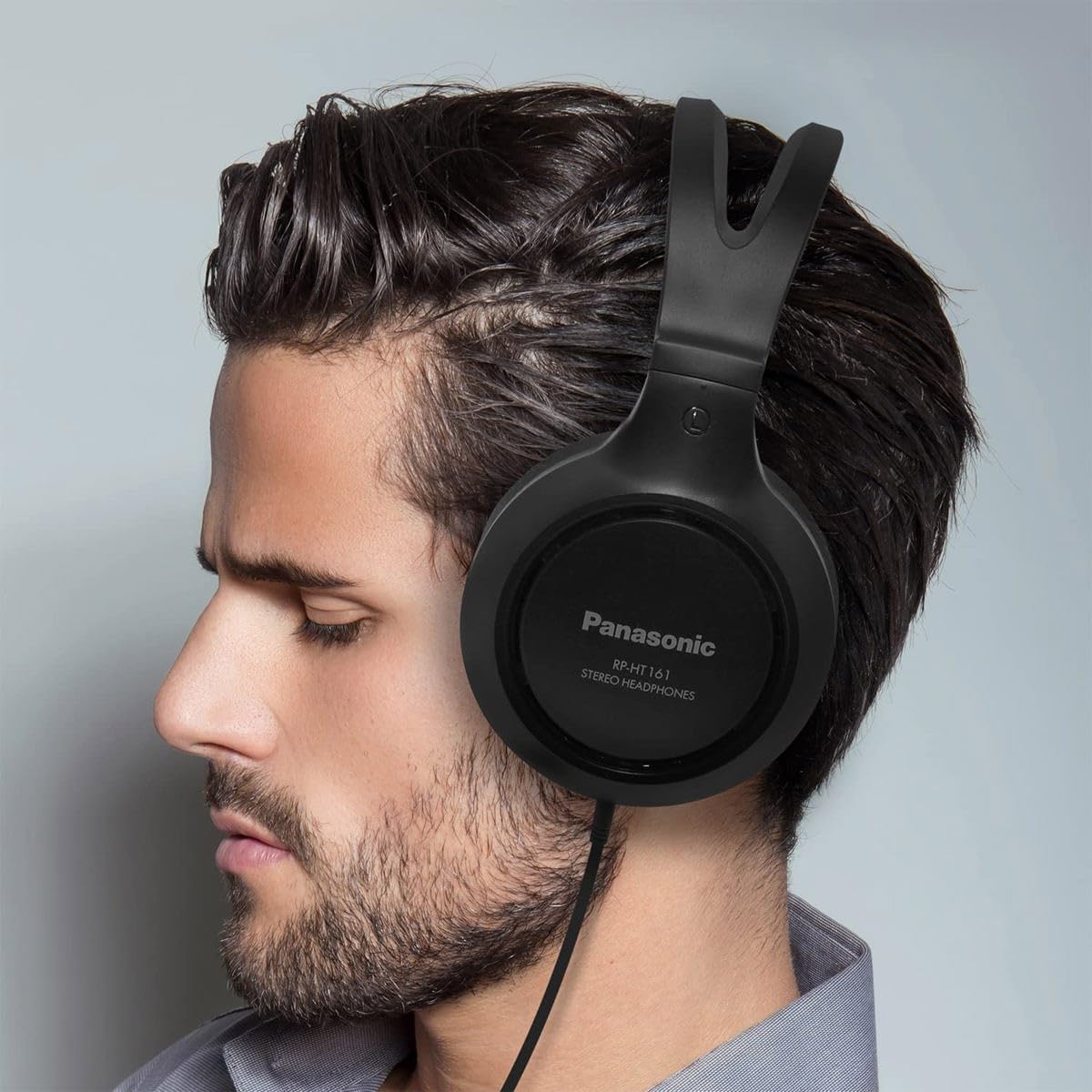 Panasonic XBS Lightweight Headphones RP-HT161-K