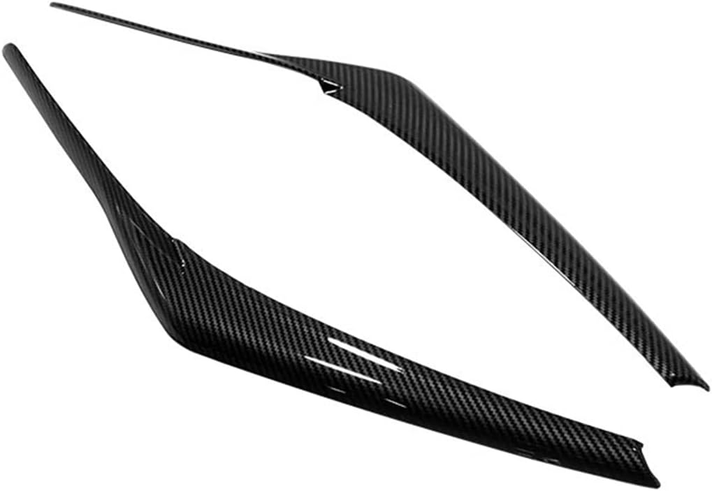 Toyota Camry 70 Series 2017.10-2020 Dedicated Front Headlight Decoration Parts, Headlamp Eyebrow Trim, Headlight Eyeline Dress Up Accessory, 2 PCS (Carbon Pattern)