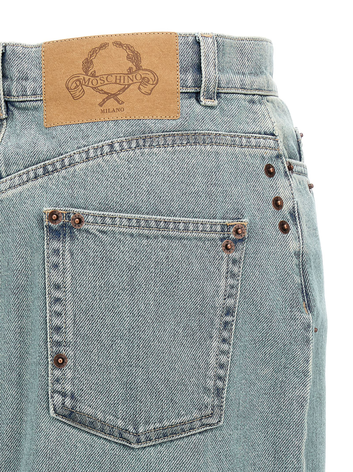 Moschino モスキーノリベットデニムスカート - Image 5