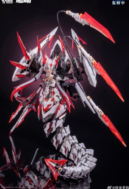 [AC] Nuclear Gold Heavy Construction ANIMESTER 1/12 Armored Girl Purple Micro White Pretty Action Plastic Model