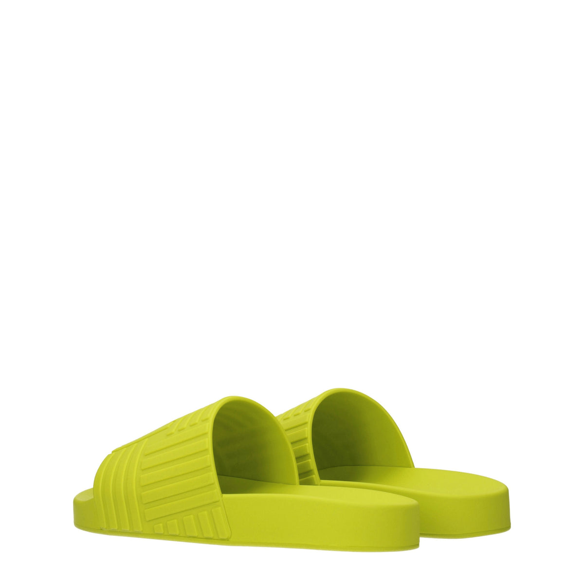Bottega Bottega Veneta Slippers And Hooves Man Rubber Green/Kiwi - Image 5