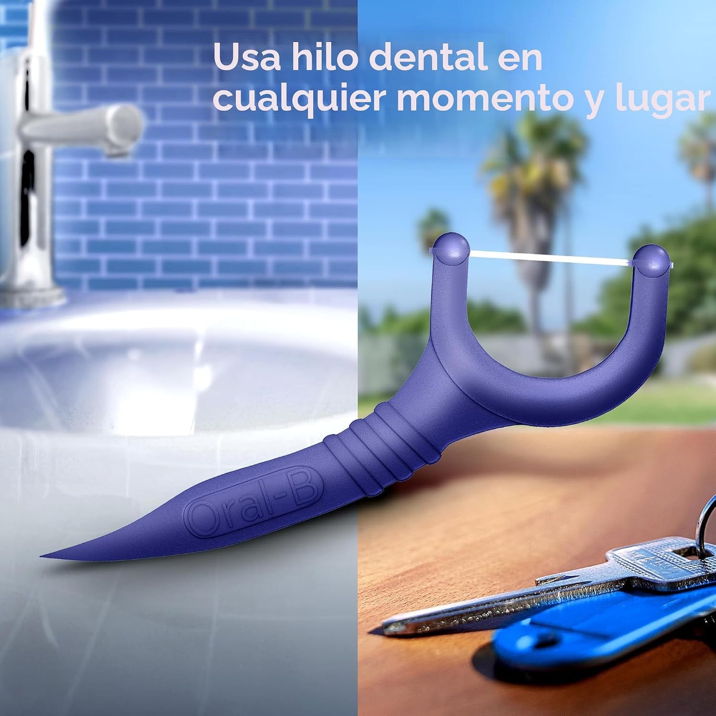 Oral-B Glide Púas de hilo dental de menta con sabor a aceite de menta ártica, 75 unidades, paquete de 3