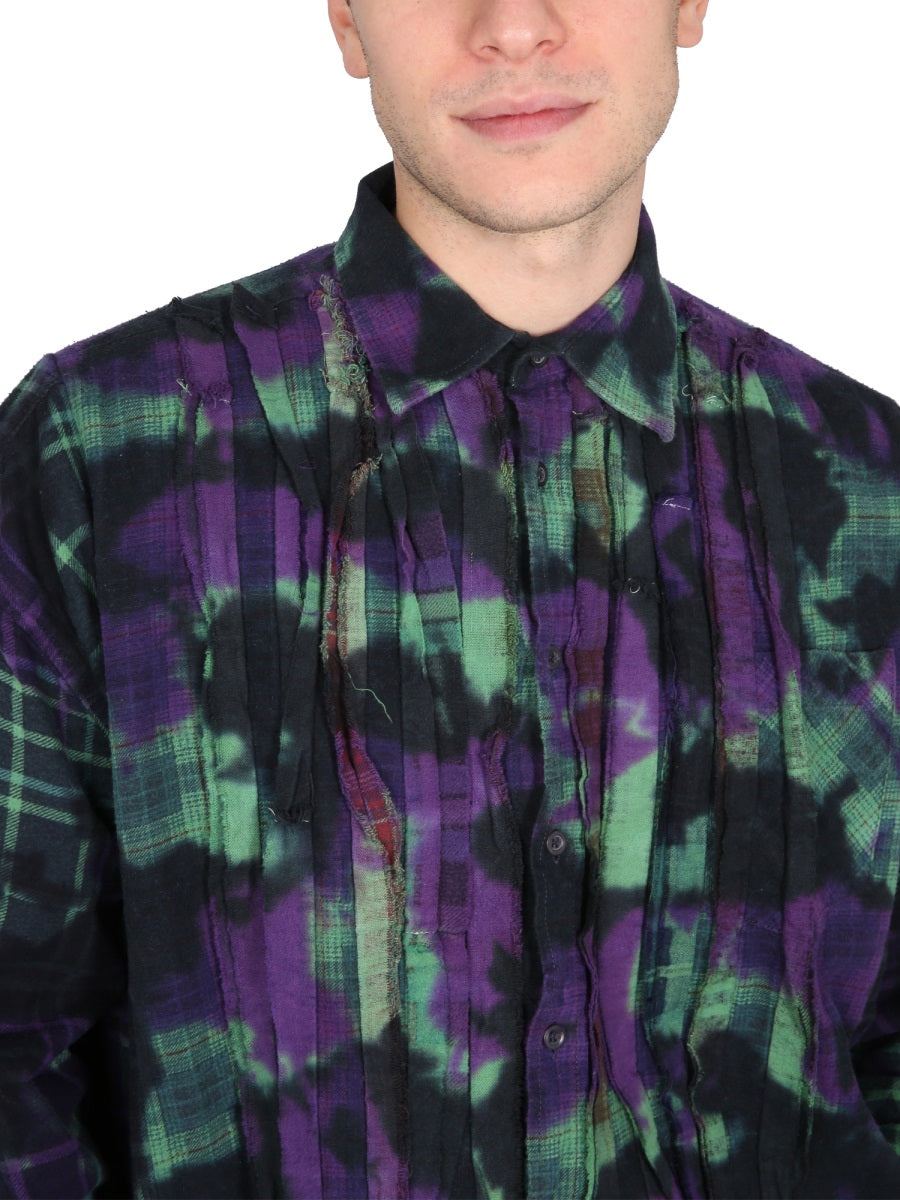 Needles 針は不均一な染料シャツ - Image 5