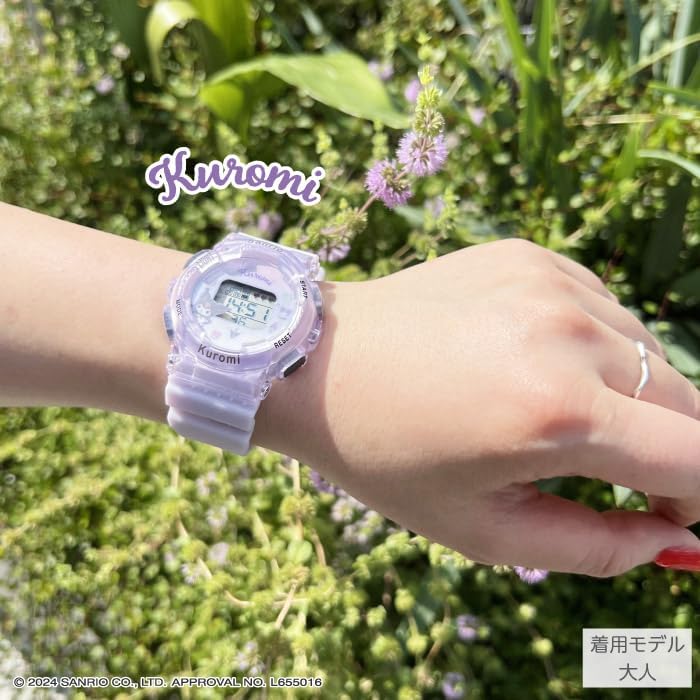 Sun Flame Corporation J-AXIS Sanrio Digital Watch with Backlight Alarm Function for Girls