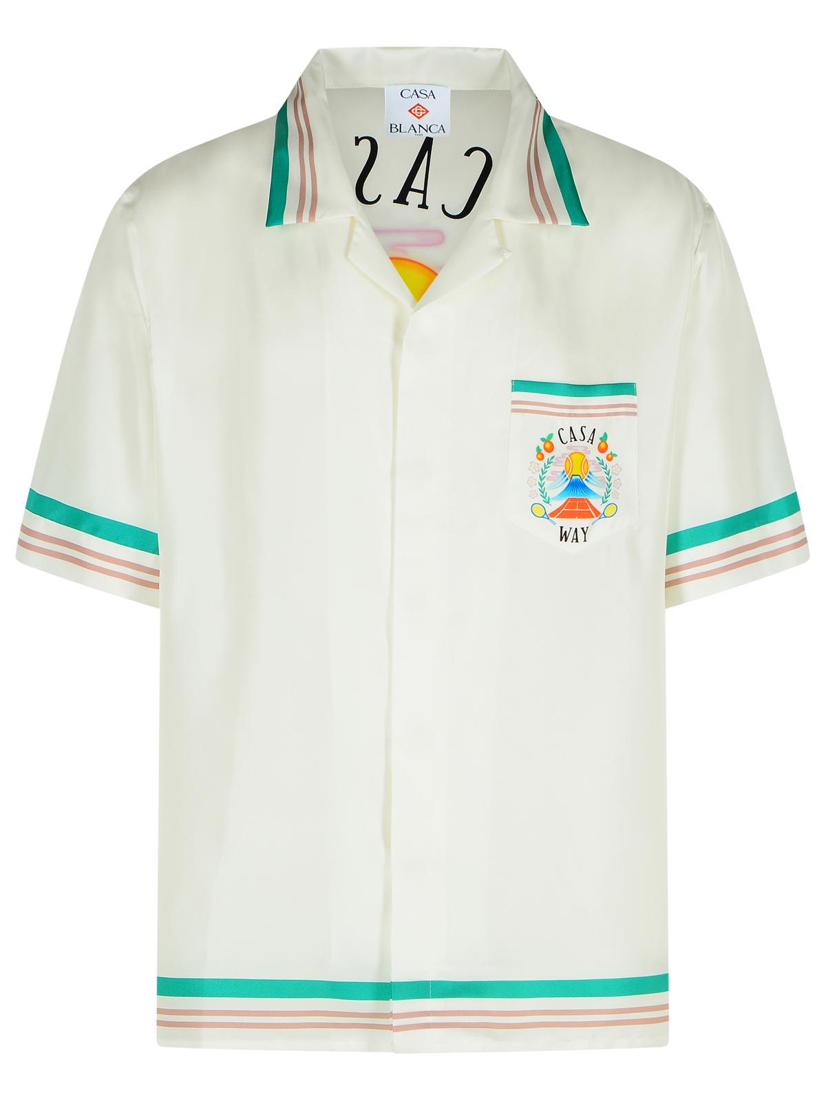 Casablanca カサブランカホワイトシルクシャツ - Image 5