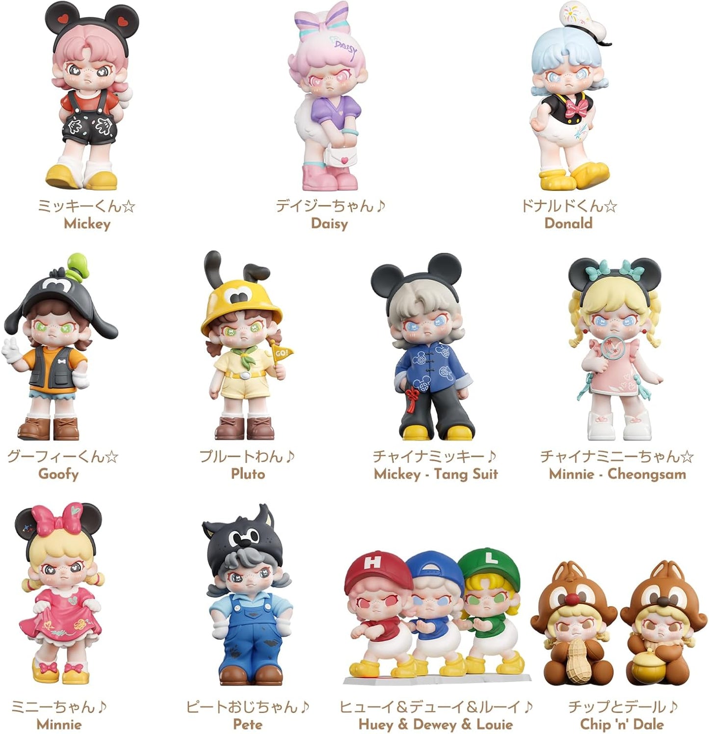 TOP TOY Disney DORA & Mickey "Fantasy Time" Series [1 Piece] Gacha Gacha Blind Box Figure Vinyl PVC Premium Toy Birthday Present Original Character for Collectors