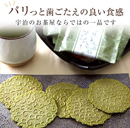 Ito Kyuemon Uji Matcha Senbei Usuha Midori Crackers, 24 Pieces, Gift, Birthday, Present