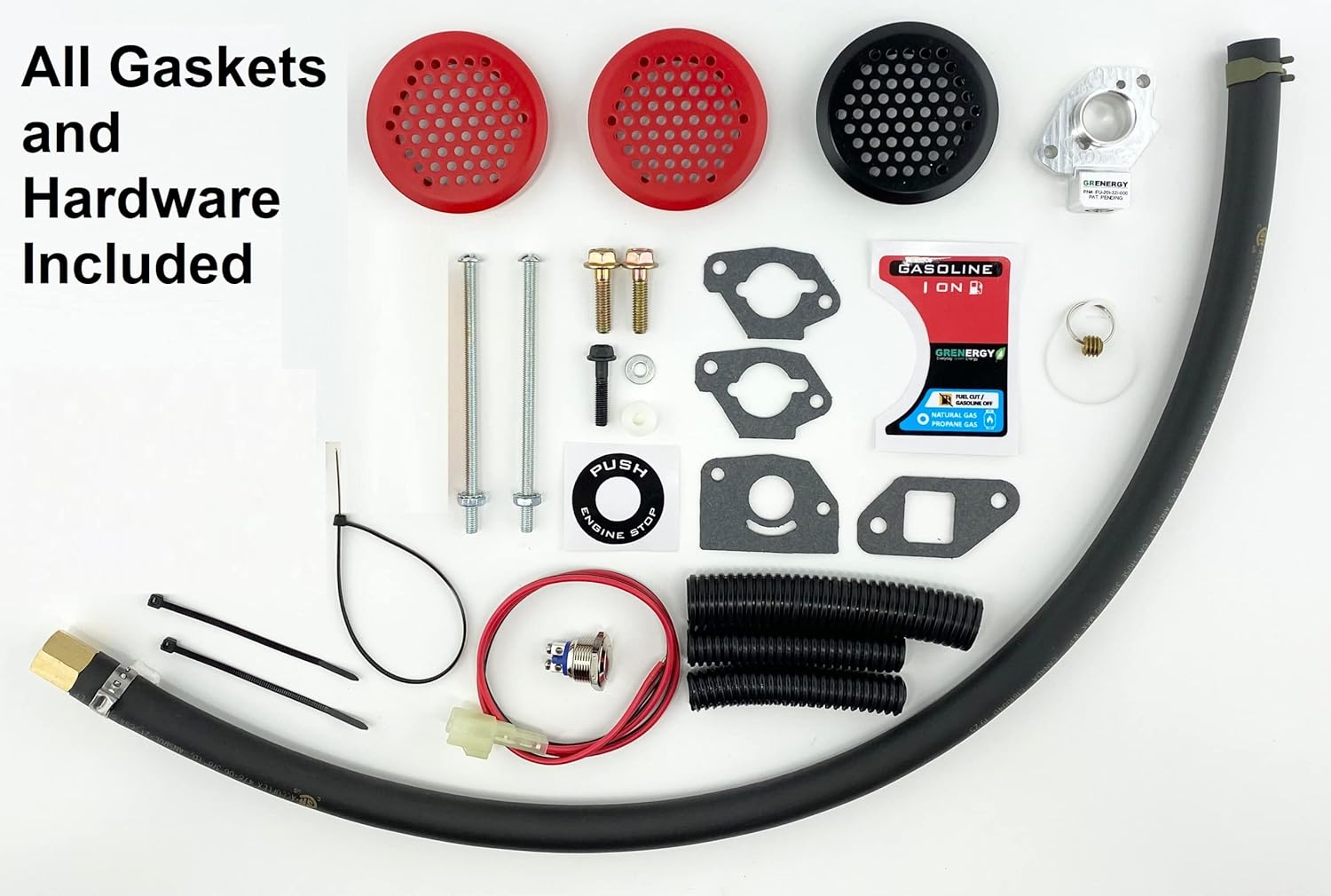 EU2000i Propane, Natural Gas & Gasoline Triple Fuel Conversion Kit for Honda Generator Inverter LPG CNG