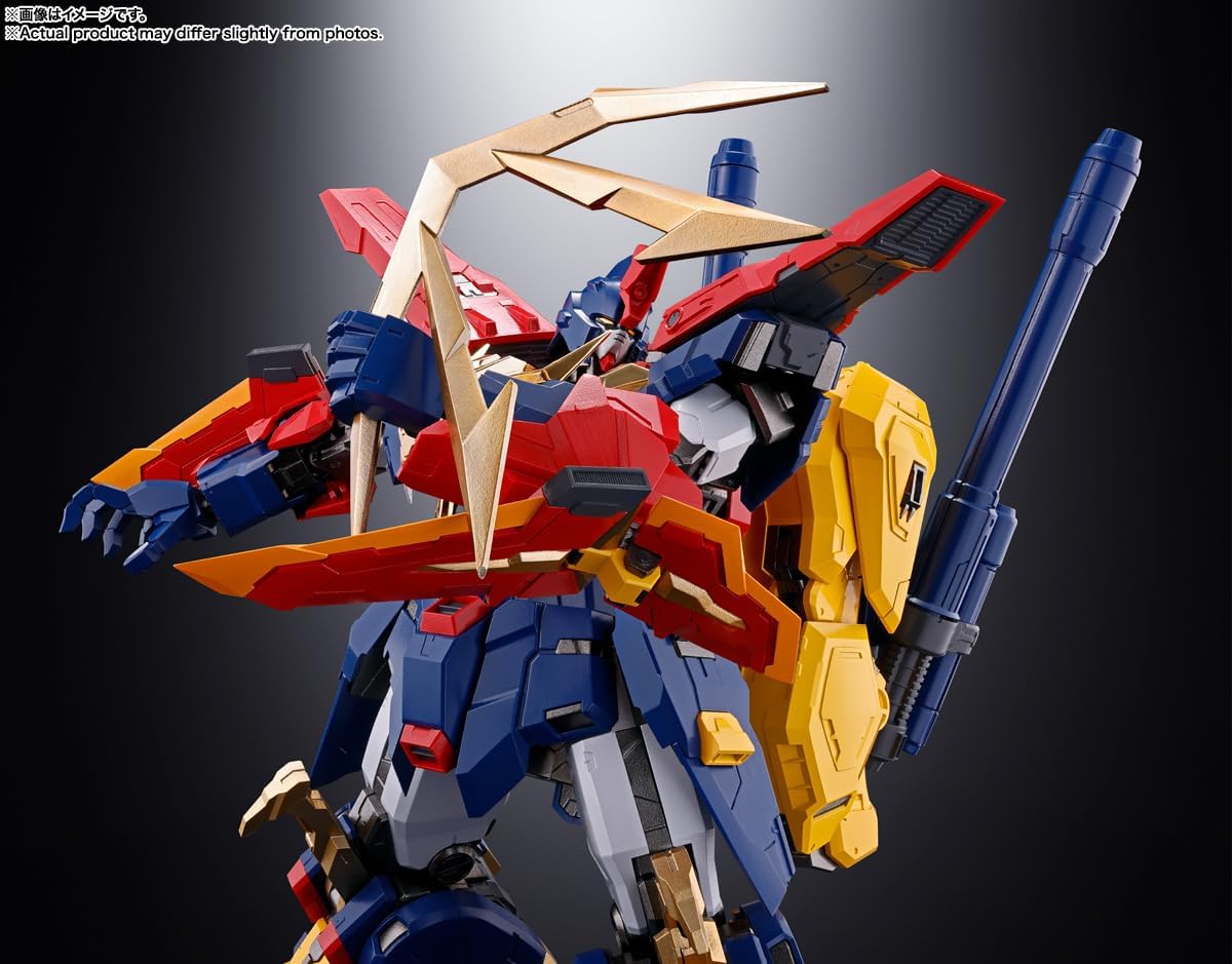 Tamashi Nations Soul of Chogokin GX-113 Gundam Build Fighters Tri Strongest Mobile Gundam Trion 3, Approx. 8.3 inches (210 mm), Diecast & PVC & ABS Pre-painted Action Figure