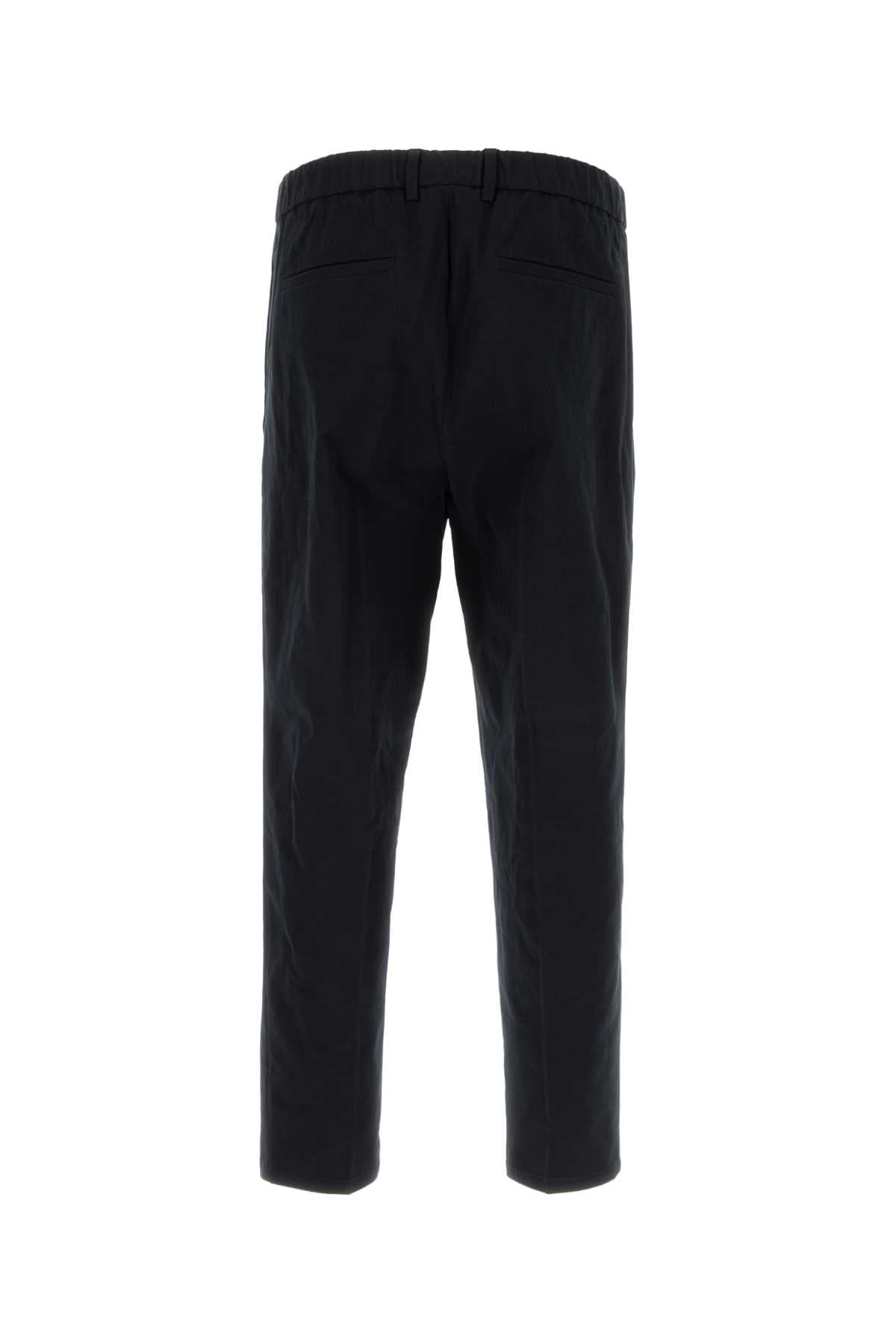 Jil Jil Sander Midnight Blue Cotton Pant - Image 5